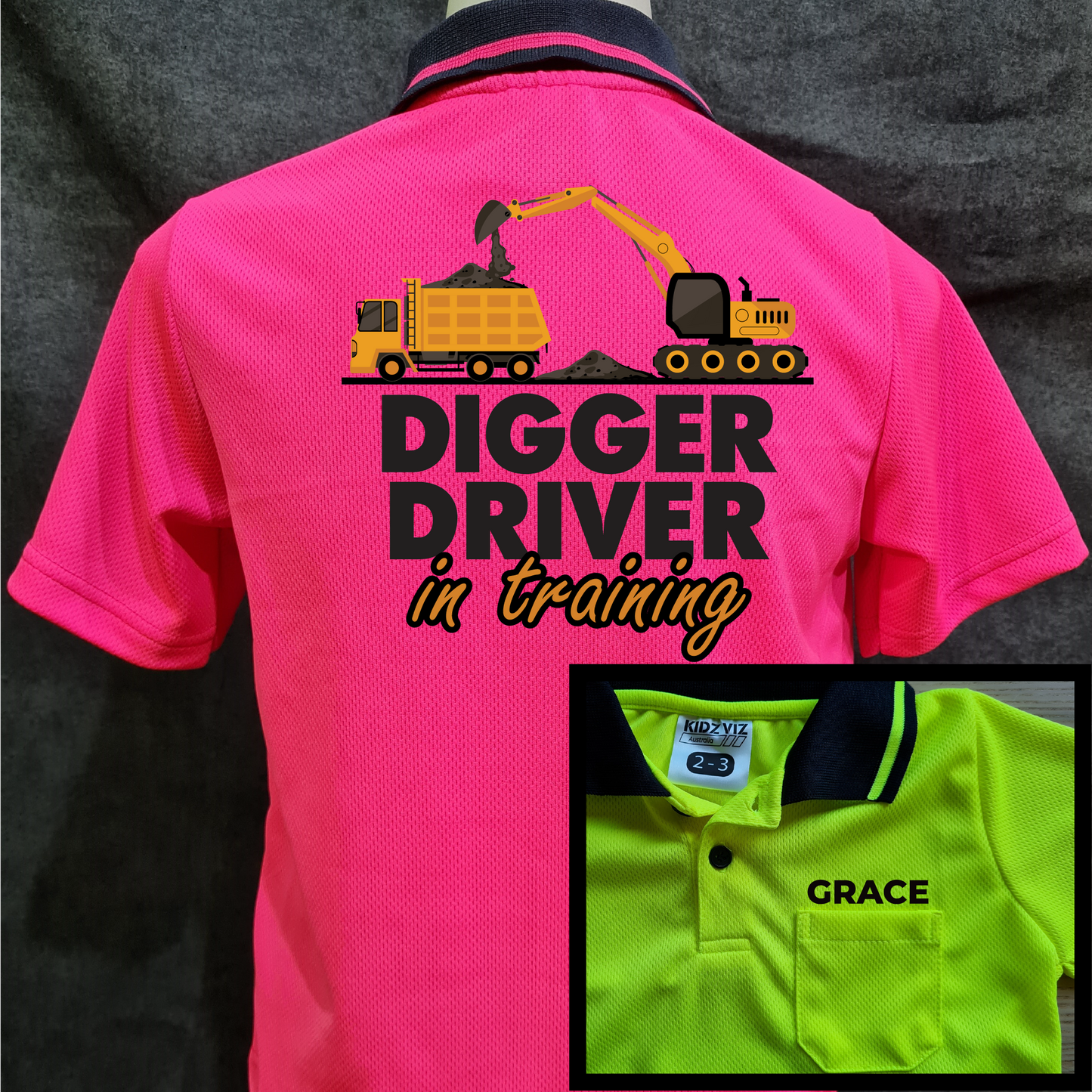 Digger Driver in Training